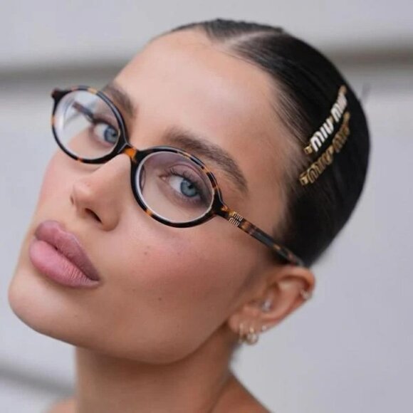 NEW MIU MIU EYEWEAR, MIU MIU MU01XV VAU1O1, ROUND EYEGLASSES MIU MIU MU 01XV - Picture 1 of 7